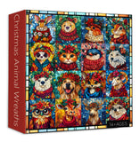 Christmas Animal Wreaths Jigsaw Puzzles 1000 Pieces