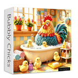 Stilvolles Blumenhunde-Puzzle 1000 Teile