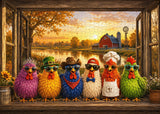 Kristallfedern Vogelpuzzle 1000 Stücke
