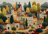 Puzzle Village de broderie 1000 pièces