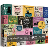 Stilvolles Blumenhunde-Puzzle 1000 Teile