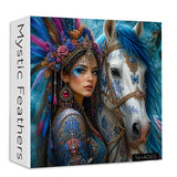 Elegante puzzle con cani con fiori, 1000 pezzi
