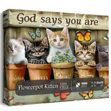 Tasse de fleurs vintage puzzle 1000 pièces