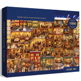 Elegante puzzle con cani con fiori, 1000 pezzi