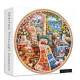 Elegante puzzle con cani con fiori, 1000 pezzi