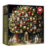 Snowy Night Village Jigsaw Puzzle 1000 Stück