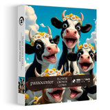 Flower Crown Cows Jigsaw Puzzle 1000 Pieces