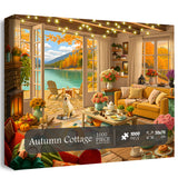 Stilvolles Blumenhunde-Puzzle 1000 Teile