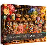 Elegante puzzle con cani con fiori, 1000 pezzi