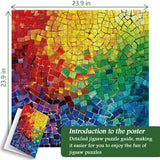 Rainbow Mosaic Jigsaw Puzzle 1000 Pieces