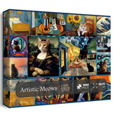 Artistic Meows Jigsaw Puzzle 1000 Pieces