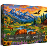 Stilvolles Blumenhunde-Puzzle 1000 Teile