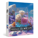 Black Gold Rose Jigsaw Puzzle 1000 piezas