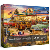 Stilvolles Blumenhunde-Puzzle 1000 Teile