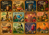 Tiki Cocktails Jigsaw Puzzle 1000 Pieces