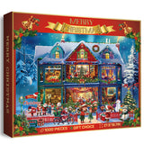 Festive Winter Estate Jigsaw Puzzles 1000 Pieces