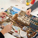 Puzzle Muse del cucito vintage 1000 pezzi