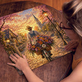 Stilvolles Blumenhunde-Puzzle 1000 Teile