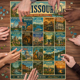 Puzzle Romance Coloré 1000 Pièces