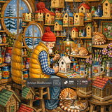 Elegante puzzle con cani con fiori, 1000 pezzi
