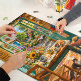 Cottage Morning Jigsaw Puzzle 1000 Pieces