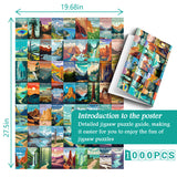 The US National Parks Jigsaw Puzzle 1000 Pieces