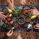 Vibrante puzzle bazar puzzle 1000 pezzi