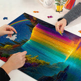 Puzzle Halloween dans la ville des épouvantails 1000 pièces