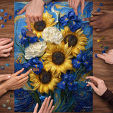 Starry Bloom Jigsaw Puzzle 1000 Pieces