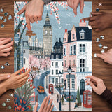 Spring Scene in London Jigsaw Puzzle 1000 Pieces