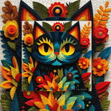 Color Bloom Cat Jigsaw Puzzle 1000 Pieces