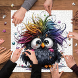 Puzzle Pomme Colorée en Fleurs 1000 Pièces