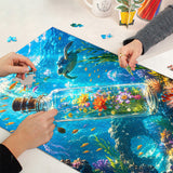 Elegante puzzle con cani con fiori, 1000 pezzi