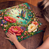 Stilvolles Blumenhunde-Puzzle 1000 Teile