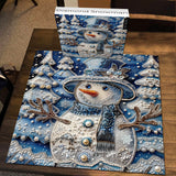 Diamond Snowman Jigsaw Puzzle 1000 Pieces