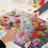 Rompecabezas de mosaico floral de 1000 piezas