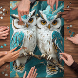 Marble Owls Jigsaw Puzzle 1000 Pieces