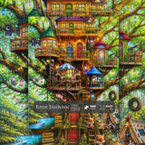 Forest Treehouse Jigsaw Puzzle 1000 Pieces