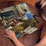 Stilvolles Blumenhunde-Puzzle 1000 Teile