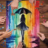 Colorful Woman Jigsaw Puzzle 1000 Pieces