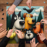 Puzzle degli amici pelosi 1000 pezzi