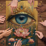 Mystic Lotus Eye Jigsaw Puzzle 1000 Pieces