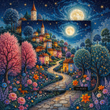 Dreamy Moonvale Jigsaw Puzzle 1000 Pieces