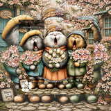 Puzzle patchwork floreale 1000 pezzi