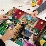 Bathing Cats Jigsaw Puzzle 1000 Pieces