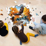Regenbogenvogel -Sockenparty Puzzle 1000 Stücke