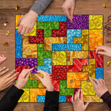 Candy Tetris Jigsaw Puzzle 1000 Pieces