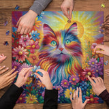 Rainbow Cat Jigsaw Puzzle 1000 Pieces