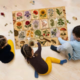 Elegante puzzle con cani con fiori, 1000 pezzi