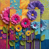 Puzzle patchwork floreale 1000 pezzi